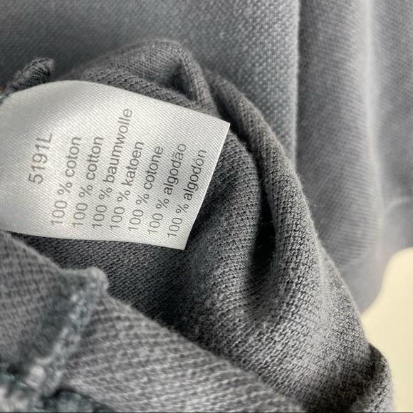 Lacoste Gray Short Sleeve Polo T Shirt Top Men’s XL - Picture 8 of 8